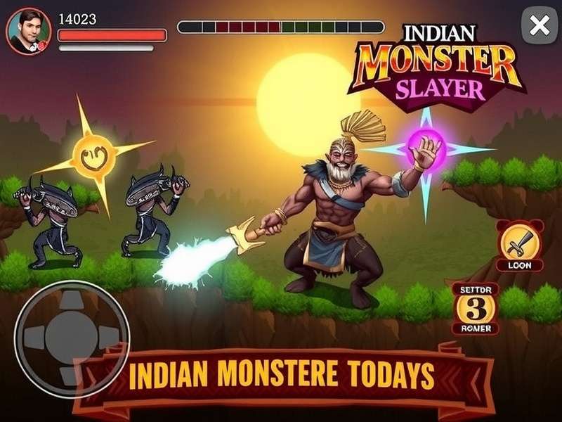 Indian Monster Slayer Gameplay Screenshot